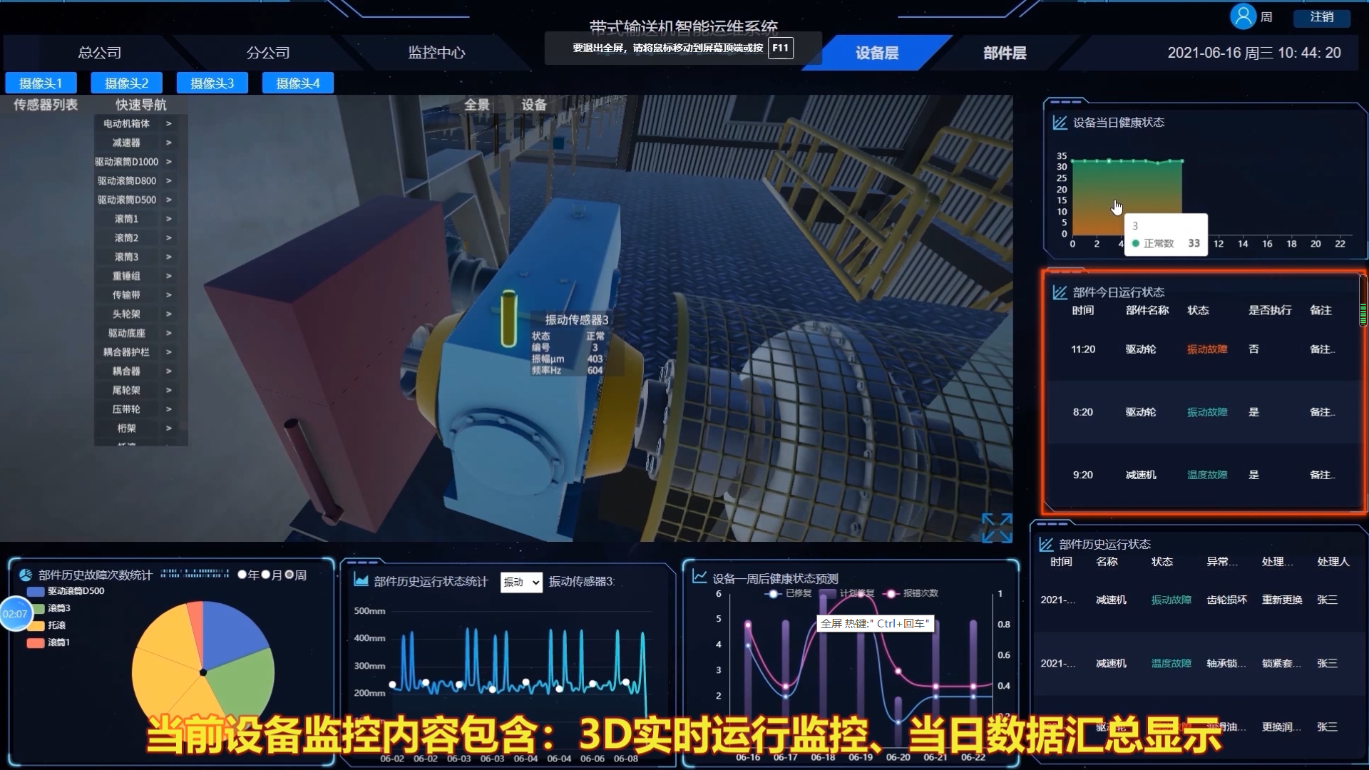 带式输送机运维监控管理系统